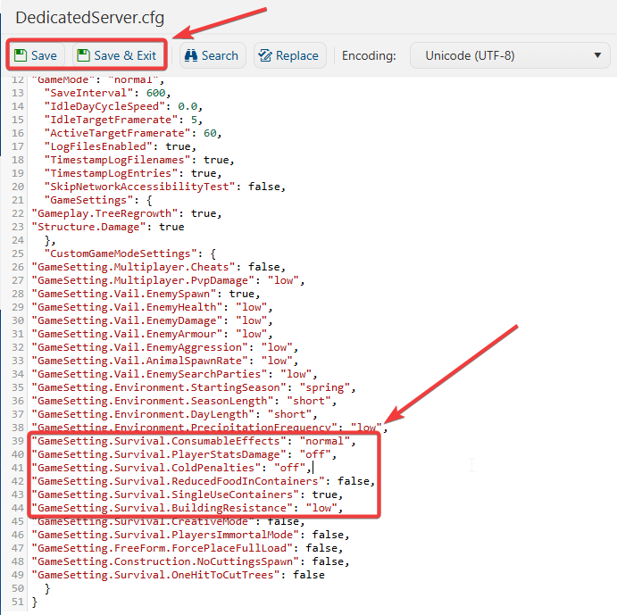 sons-of-the-forest-configuration-dedicatedserver.cfg-text-editor-survival-settings.png