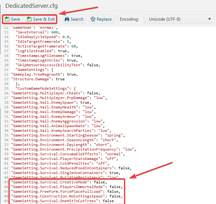 sons-of-the-forest-configuration-dedicatedserver.cfg-text-editor-cheat-and-creative-mode-settings.png