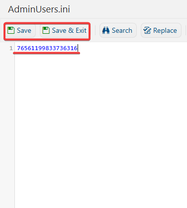 scum-configuration-adminusers.ini-text-editor-add-admin-steamid.png