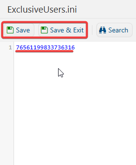 scum-configuration-exclusiveusers.ini-text-editor-add-exclusive-user.png