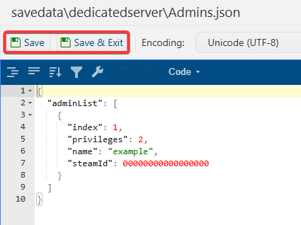 core-keeper-savedata\dedicatedserver\Admins.json-configuration.png