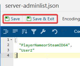 factorio-configurations-server-adminlist.json-text-editor-adding-admins-username-or-steamid64.png