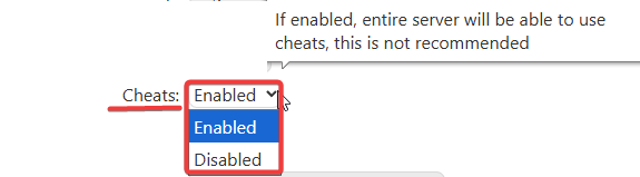 unturned-configuration-Servers\server -sv\server\Commands.dat-config-editor-cheat-settings.png