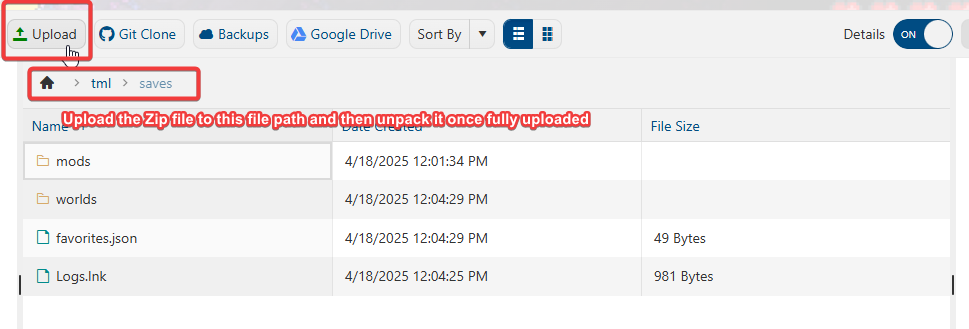 terraria-tmodloader-file-manager-tab-uploading-rar-files.png