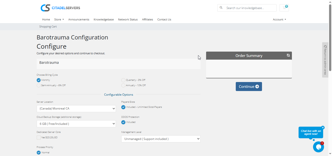 Barotrauma Configuration