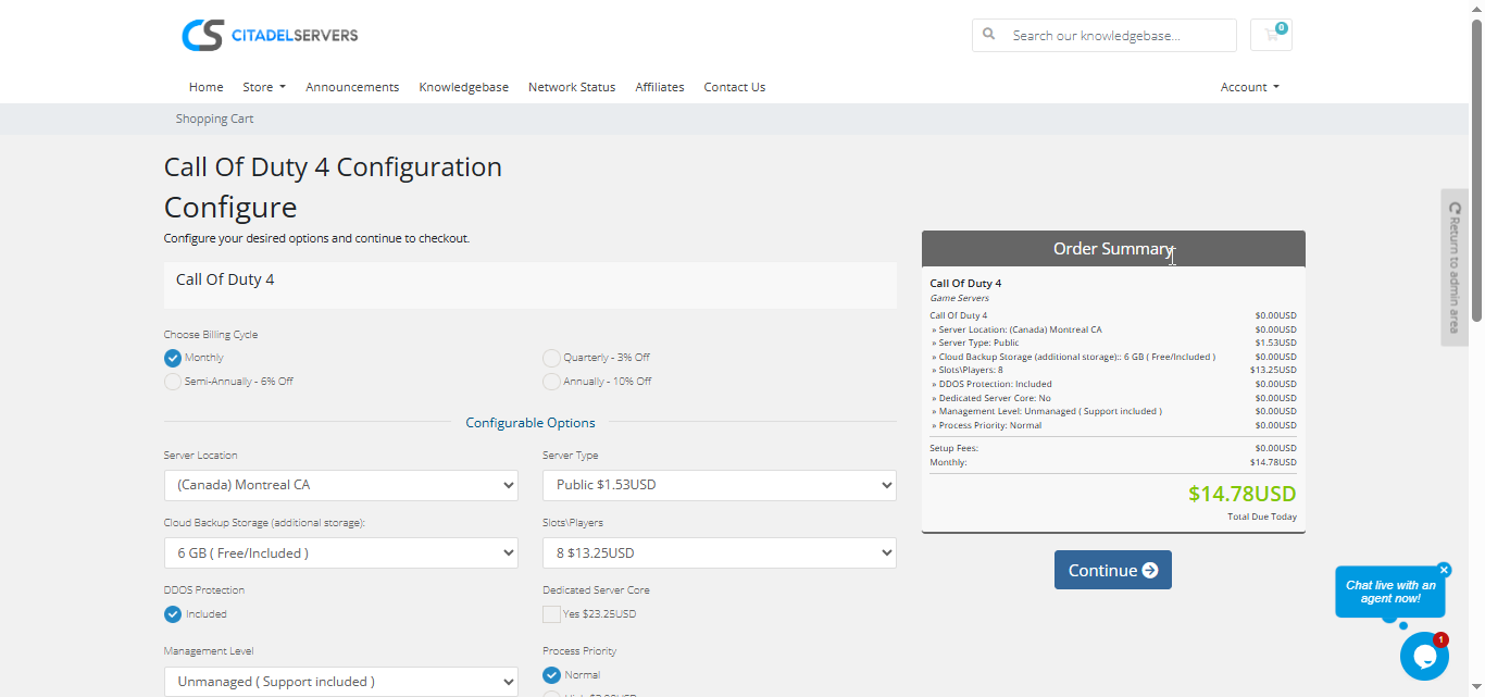 Call of Duty 4 Configuration