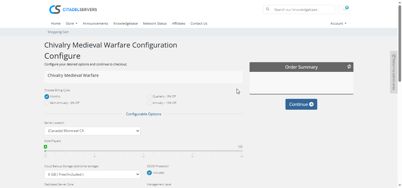 Chivalry Medieval Warfare Configuration