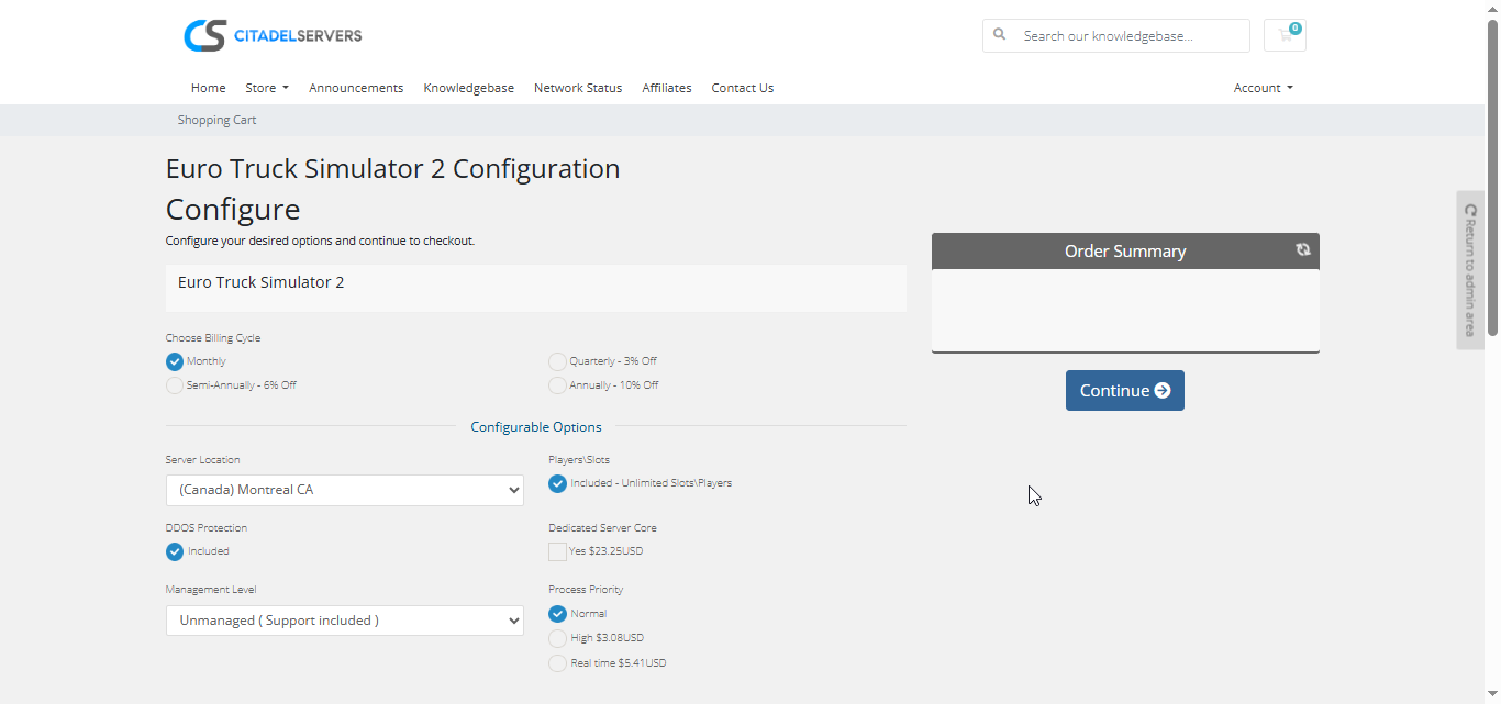 Euro Truck Simulator 2 Configuration