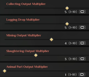Adjusting Gathering Rates
