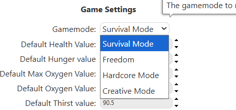Subnautica-GameModeSettings