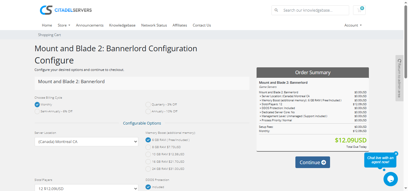 Bannerlord COOP Order Page