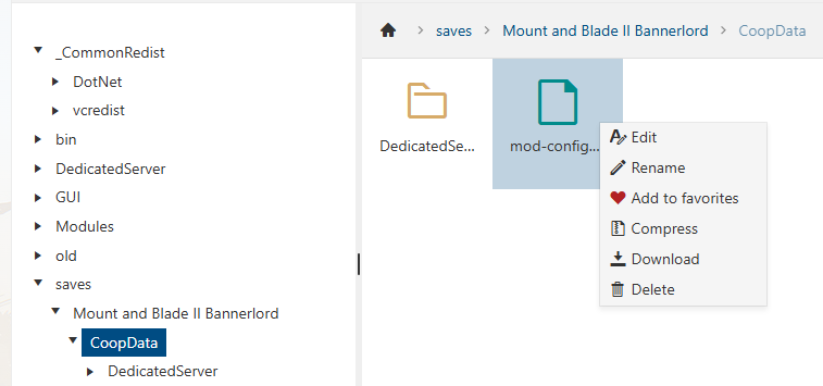 Bannerlord-Modconfiguration