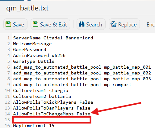 Disabling Map Voting 1