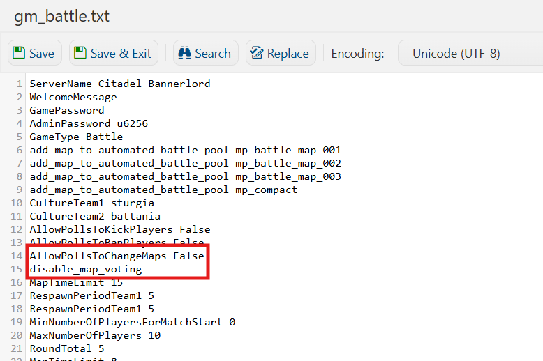 Disabling Map Voting 2