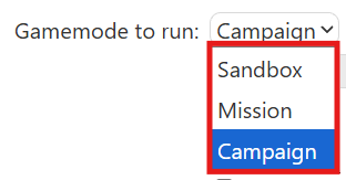 Changing Gamemode 2