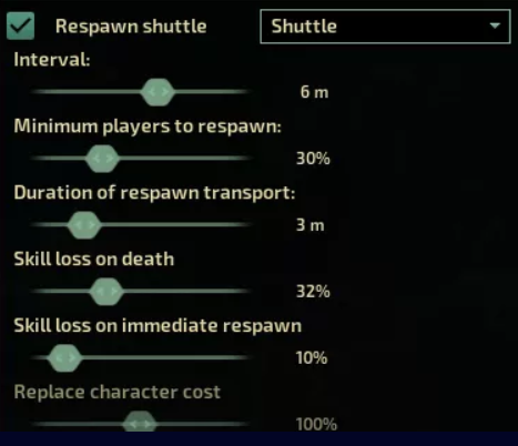 Respawn Settings 2