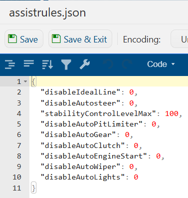 Enabling Assist Rules Settings 2