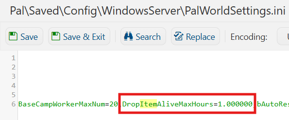Drop Item Despawn Timer 1
