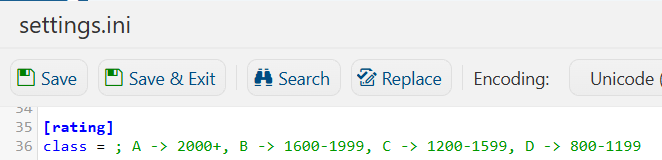 Configuring Rating Restrictions 1