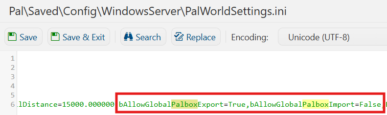 Configuring Palbox Settings 1