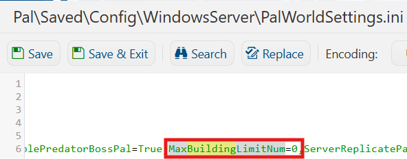 Adjusting Building Limit 1