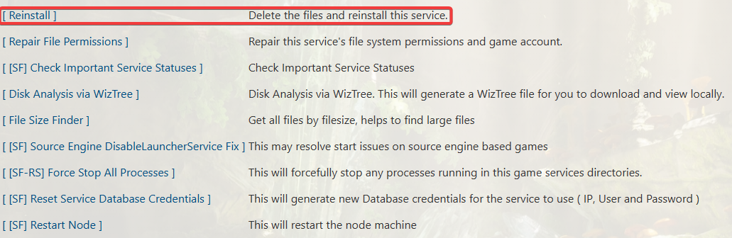 Reinstalling Your Server 2