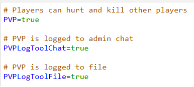 Changing PVP, War and Safety Settings 1
