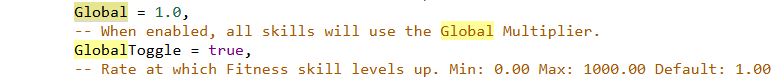 Adjusting EXP Rates 1