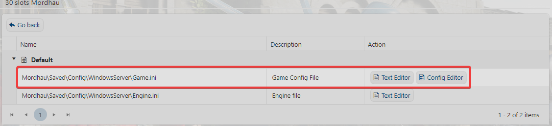 Mordhau Config files Gamesettings