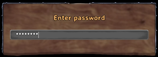 Valheim - Enter Password