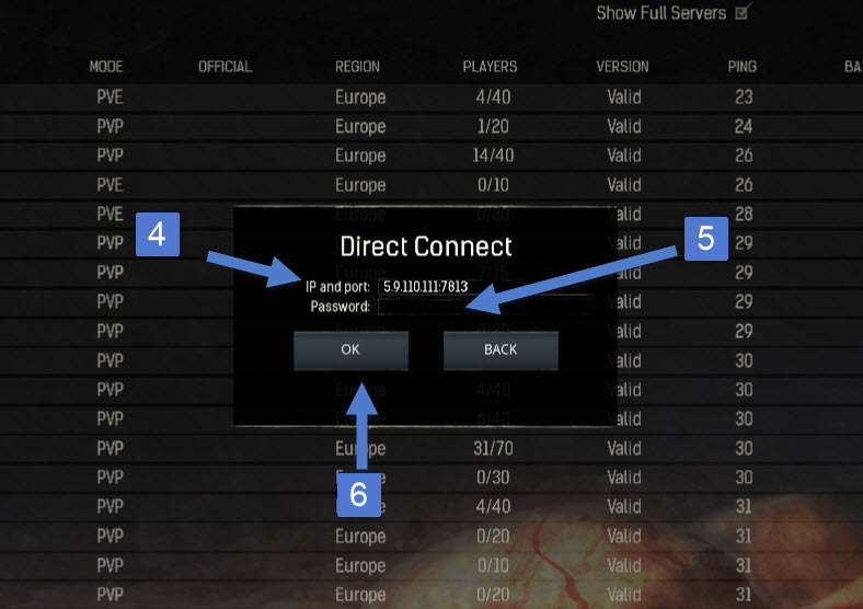 How To Connect To A Server In Conan Exiles Citadel Servers Wiki