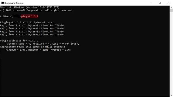 How do i run or do a Ping test to a IP address - Citadel Servers Wiki
